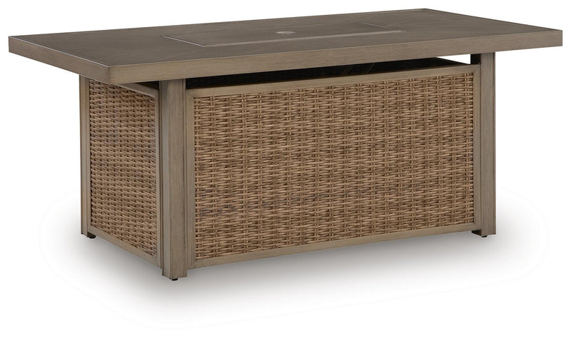 Laguna Heights - Mesa fogonera rectangular - Beige