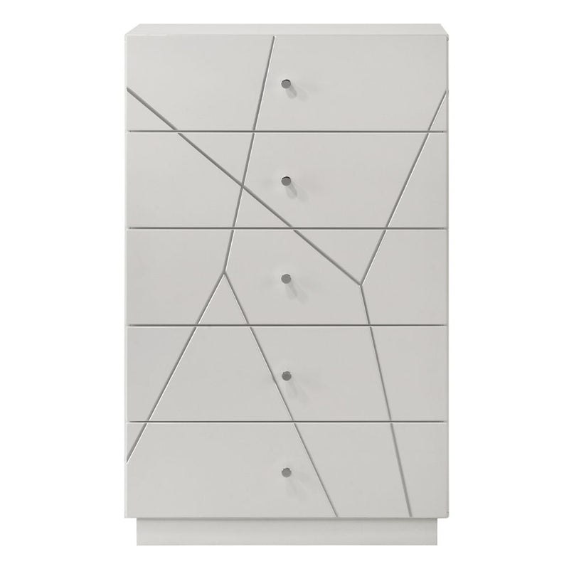 Esther - Chest - White / Silver