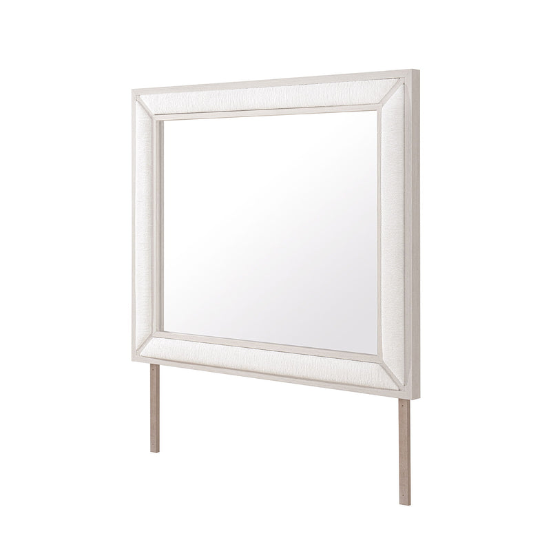 Ciara - Upholstered Mirror - Beige