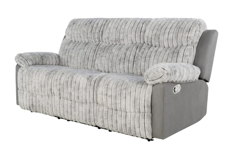 U6028 - Reclining Sofa / Console Reclining Loveseat - Gray