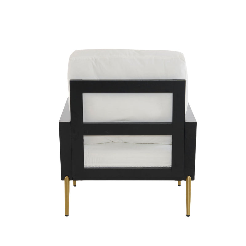 Modern Armchair With Solid Wood Frame