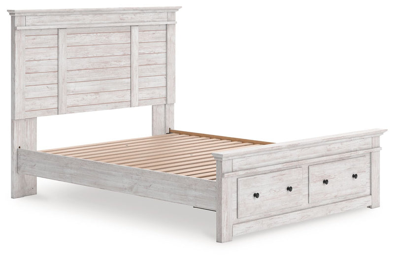 Makidern - Panel Storage Bed