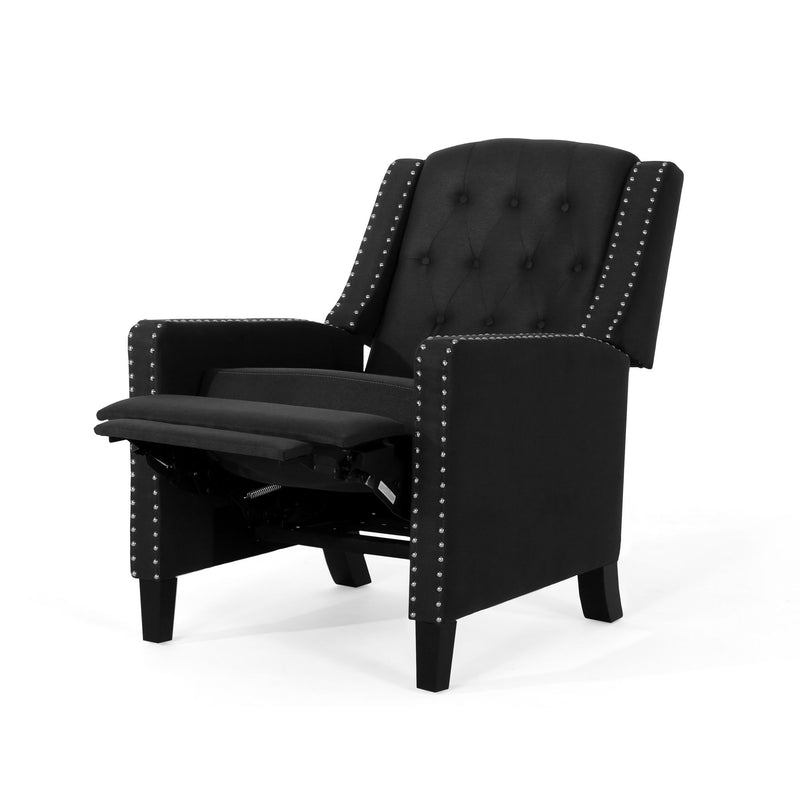 Classic Fabric Push Back Chair