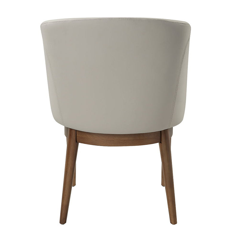 Harvey - Side Chair (Set of 2) - Synthetic Leather & Walnut