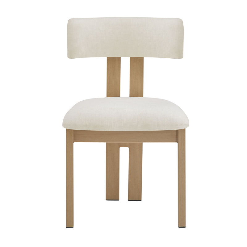 7 Piece Dining Set With Upholstered Armless Chairs And Table