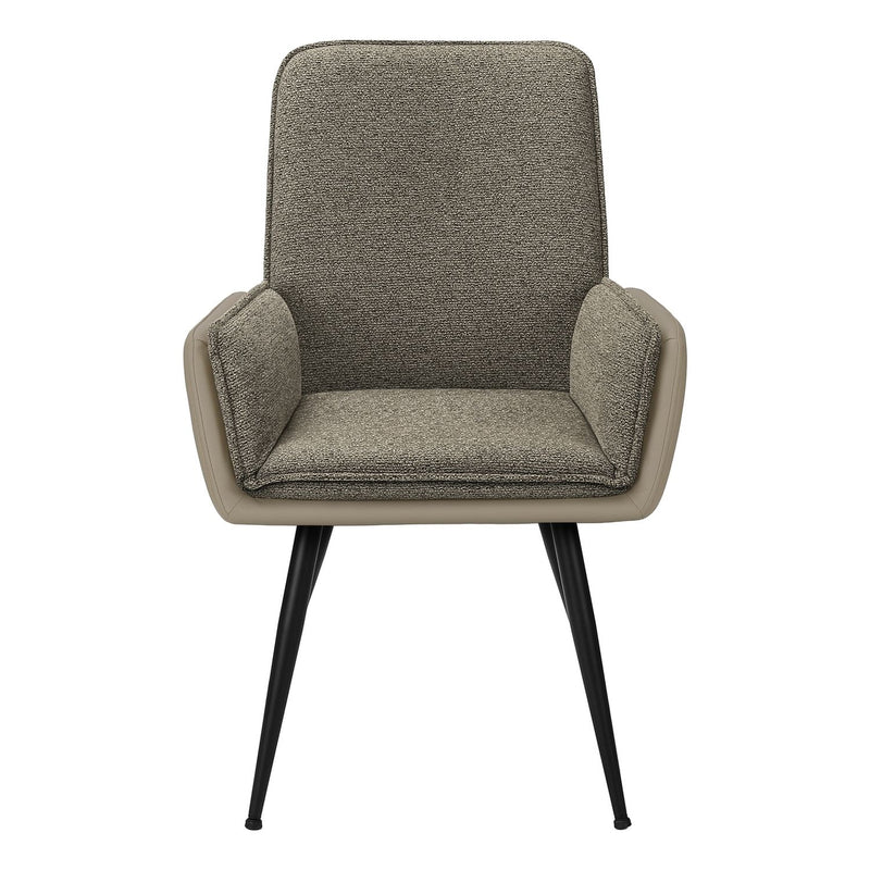 Dining Chair For Kitchen (Set of 2) - Brown / Gray