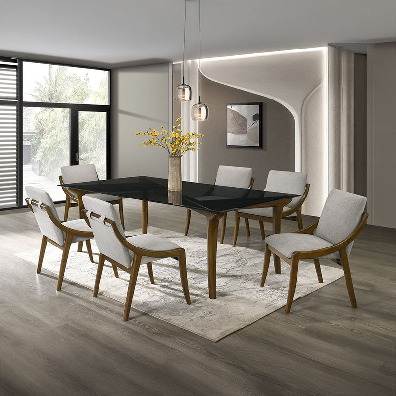 Danzel - Side Chair (Set of 2) - Gray / Vintage Oak