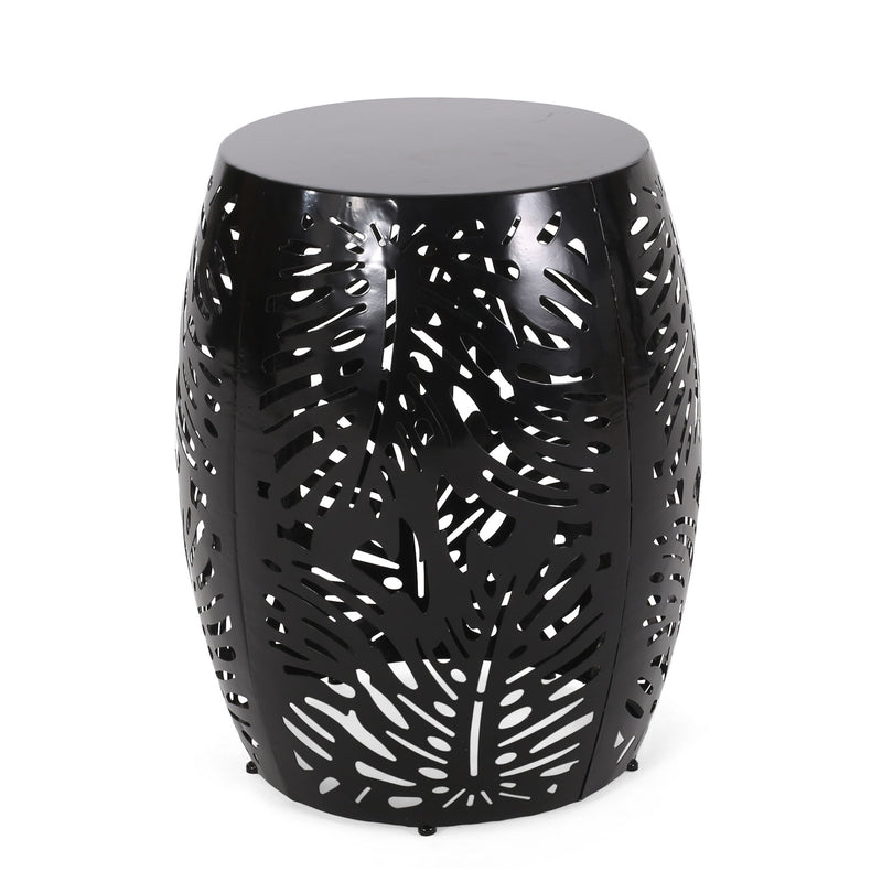 Modern Design Metal End Table, Large