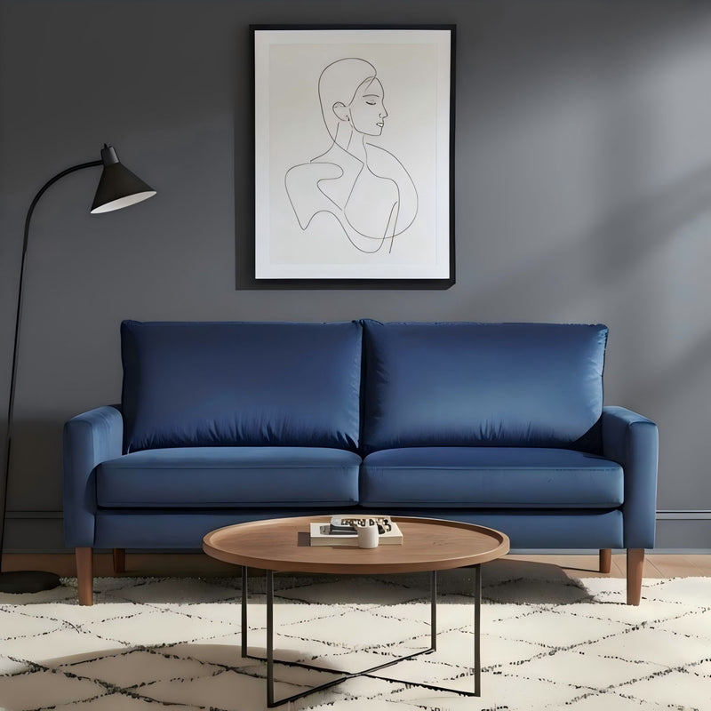 Upholstered Sofa, 3 Seater Couch For Living Room