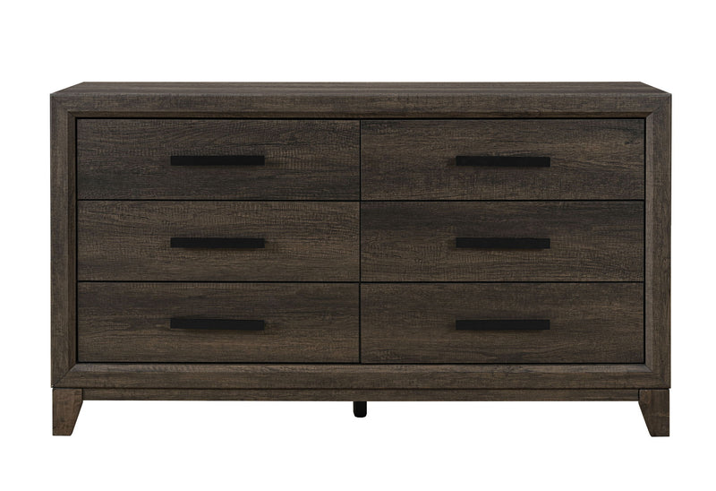 Harmony - 3 Piece Bedroom Set (King Bed, Dresser And Mirror) - Brown