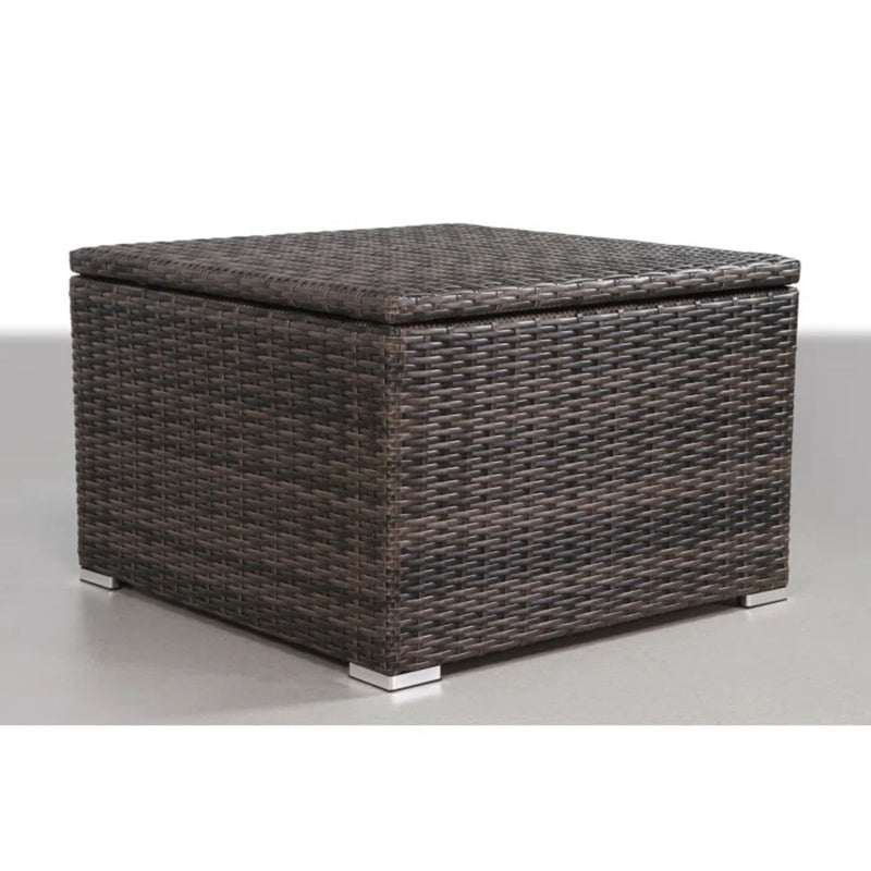 Modern Patio Rattan Sectional Set With Cushions