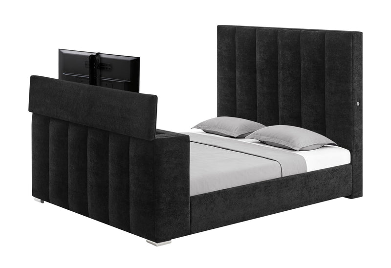 Serenity - 5 Piece King Bedroom Set - Black / Dark Gray