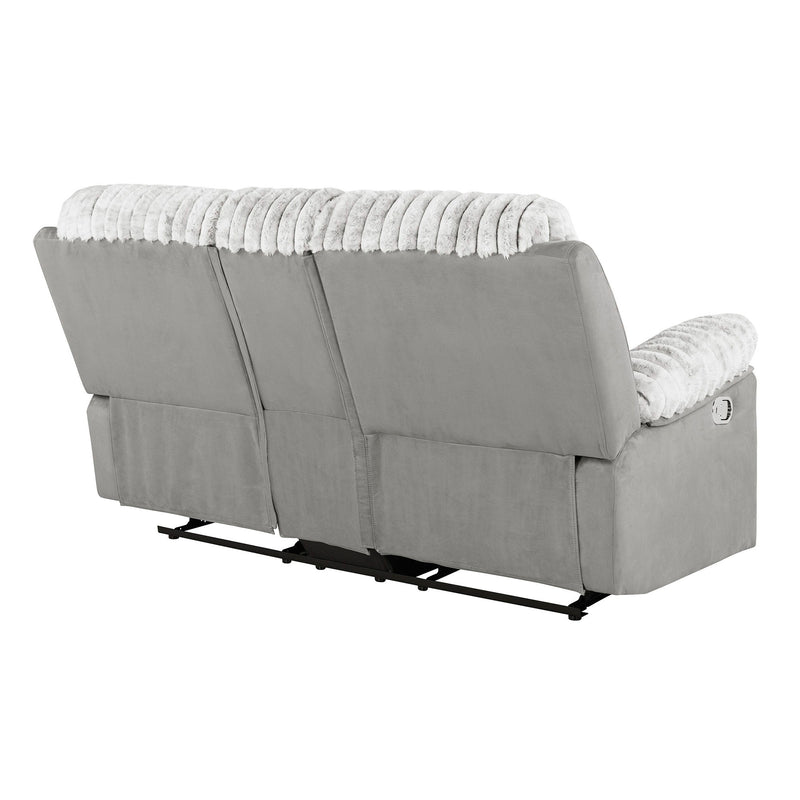 Bruni - Console Reclining Loveseat With Manual Recline