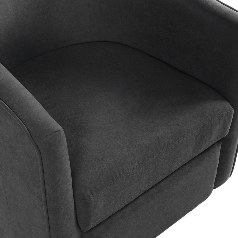Power Lift Recliner Barrel Shape Reclining Chair With Footrest And Side Pocket