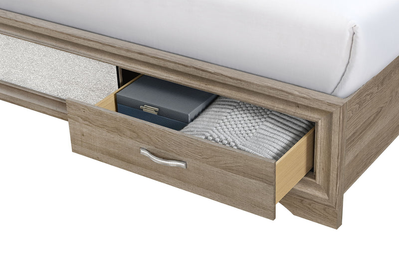 Seville - Full Bed - Brown / Natural