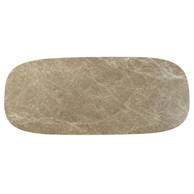 Clayten - Dining Table With Natural Marble Top
