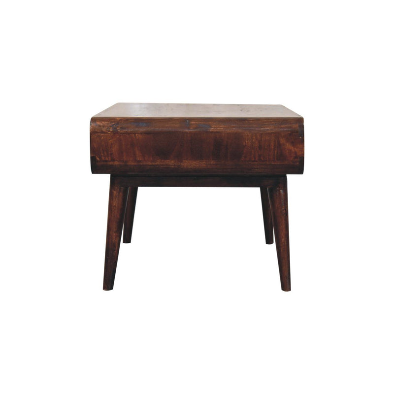 Solid Wood Curved Coffee Table