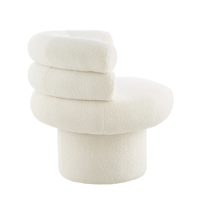 Round Swivel Accent Chair For Living Room