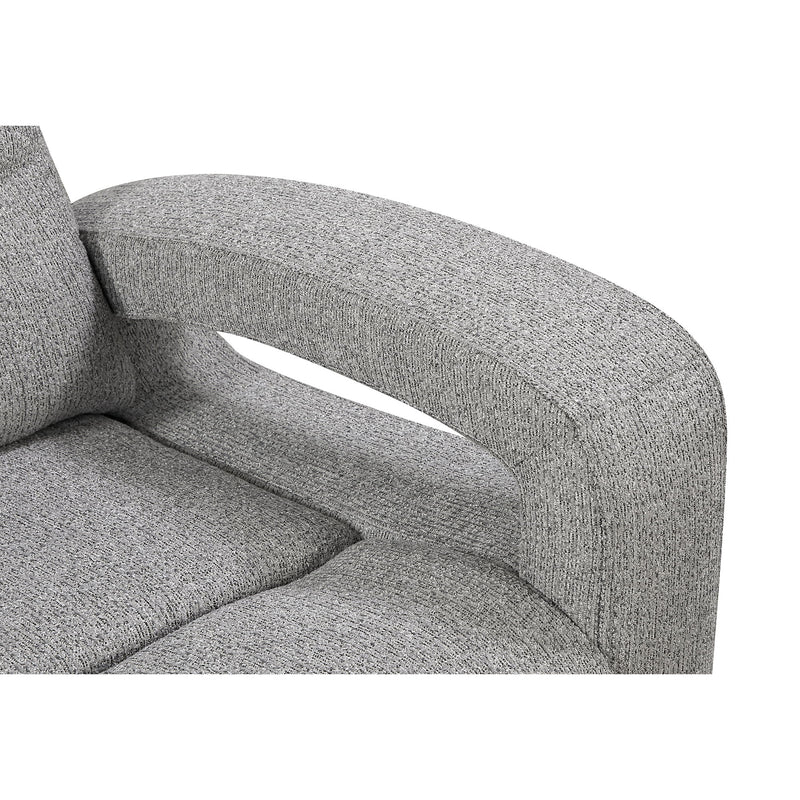Isolde - Power Reclining Loveseat With LED Lighting - Gray
