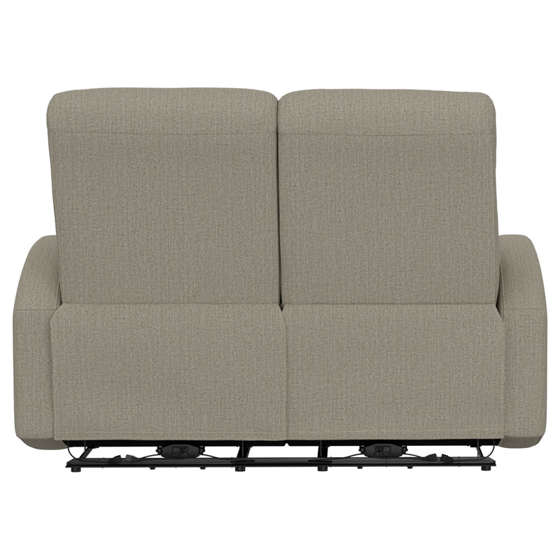 Manual Reclining Loveseat With Dual Seating Support For Living Room