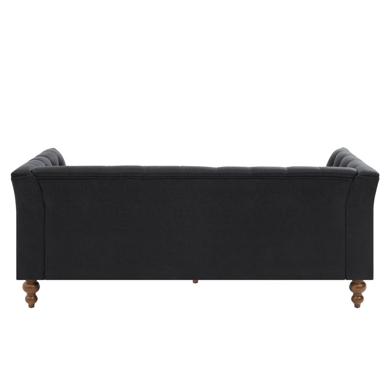 Chesterfield Sofa With Flared Arms For Living Room
