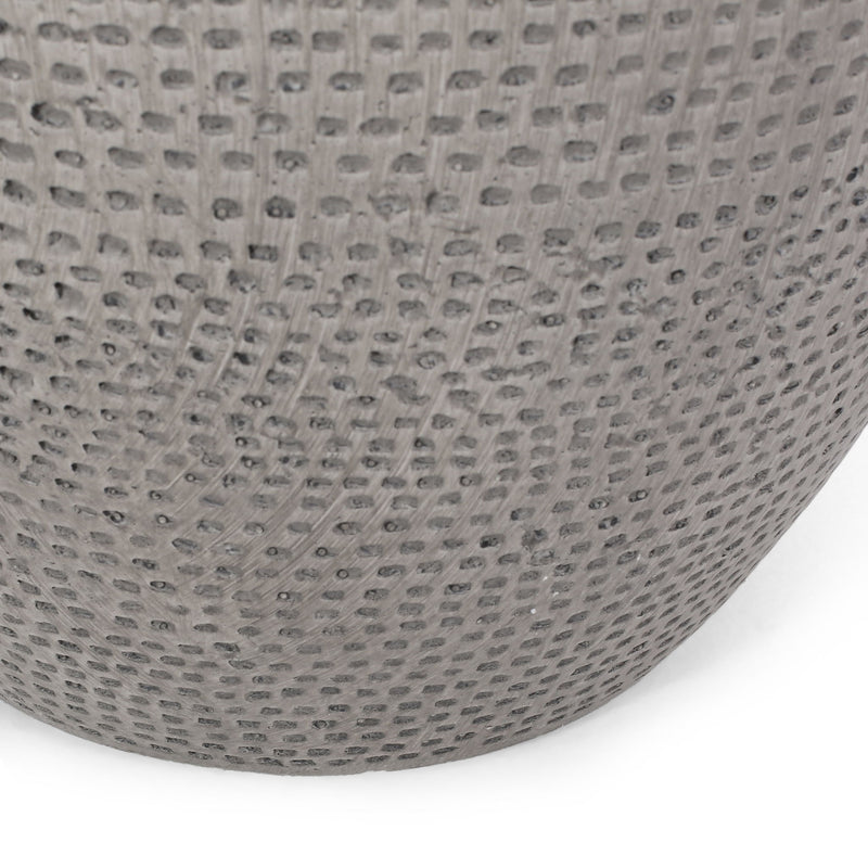 Outdoor Lightweight Concrete, Side Table - Natural