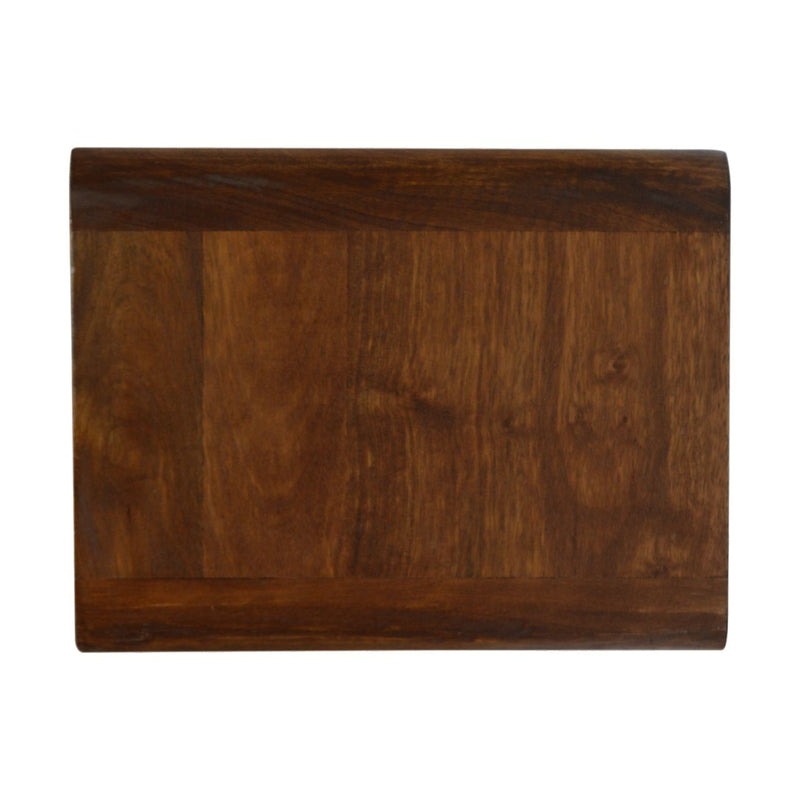 Curved Wall Mounted Bedside Nightstand