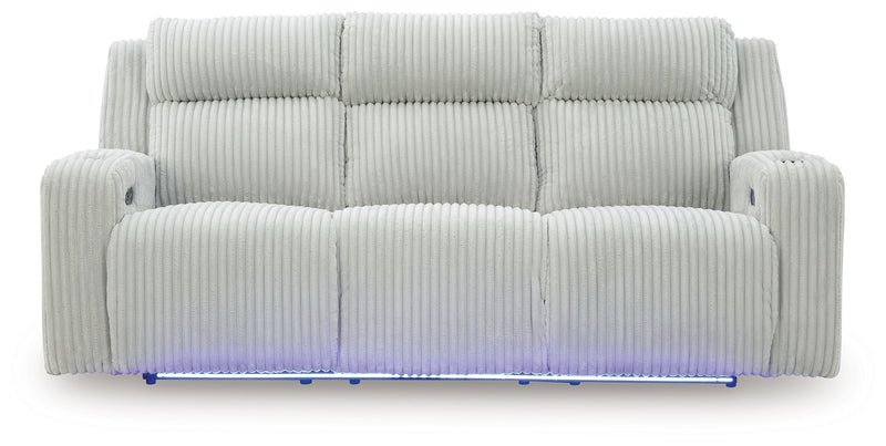 Forest Lake - Power Reclining Sofa With Adj Headrest